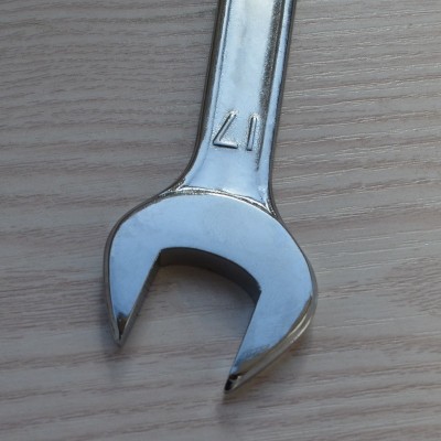 定制加工 45#汽修镀铬扳手 抛光两用开口扳手 专做五金工具呆扳手