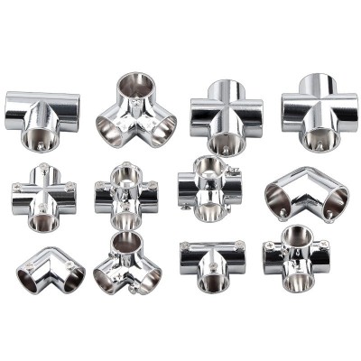 品优不锈钢圆管连接件U型弯头配件连接管件晾衣架三通紧固连接件图5