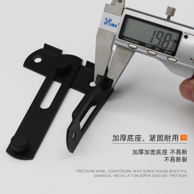 加厚不锈钢红古铜门扣门栓宠物笼锁插销保险栓移门搭扣门闩门锁图3