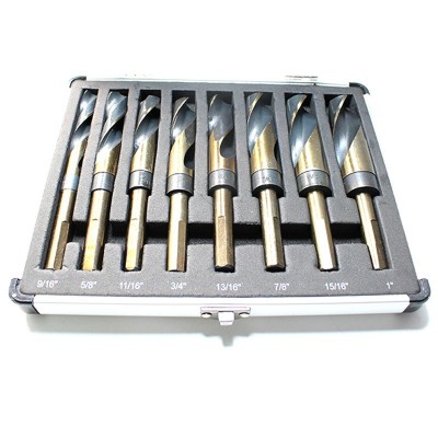 英制8件套麻花钻 小柄钻头 高速钢等柄麻花钻 8件套铝盒装钻头图4