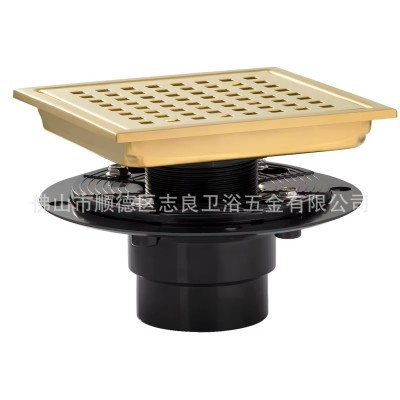 美式极简6英寸304 SUS拉丝工艺淋浴排水管浴缸浴室防臭地漏配件图3