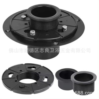 美式极简6英寸304 SUS拉丝工艺淋浴排水管浴缸浴室防臭地漏配件图4