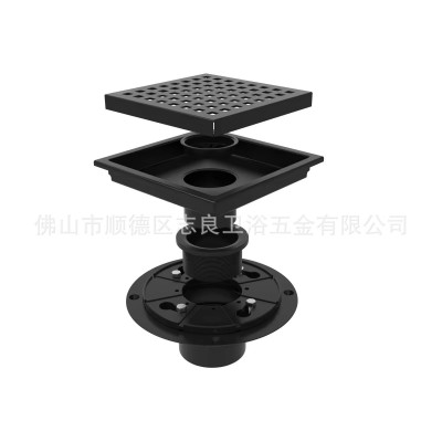 美式极简6英寸304 SUS拉丝工艺淋浴排水管浴缸浴室防臭地漏配件图2