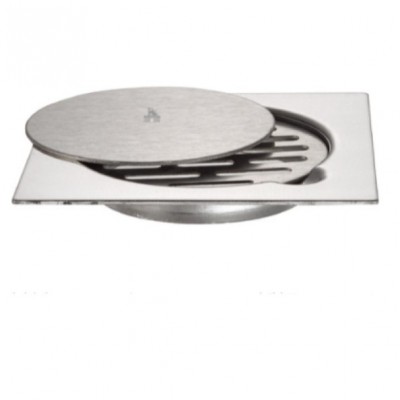 304不锈钢防臭地漏 15*15CM 方型地漏 DN100\50下水道 清扫口地漏图3