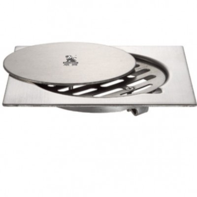 304不锈钢防臭地漏 15*15CM 方型地漏 DN100\50下水道 清扫口地漏图2