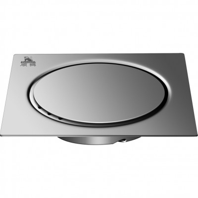 304不锈钢防臭地漏 15*15CM 方型地漏 DN100\50下水道 清扫口地漏图5