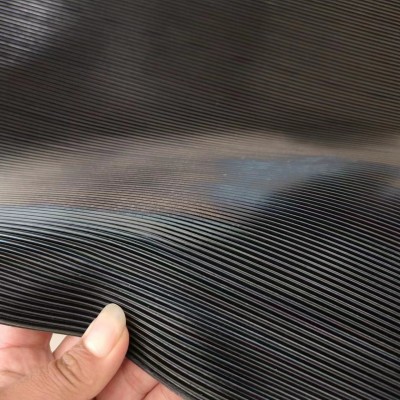黑色细条纹防滑橡胶板3mm5mm绝缘胶垫缓冲胶皮垫板橡胶垫耐磨地垫图2