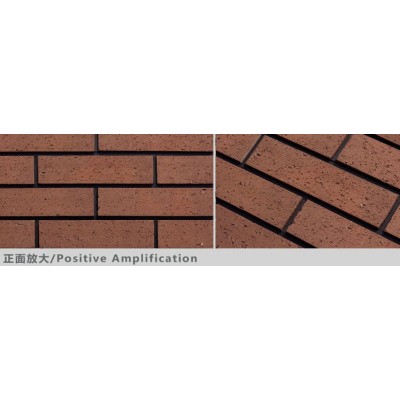 高档别墅小区工程专用 抛砂磨砂窑变质感劈开砖外墙砖 60x240mm图5