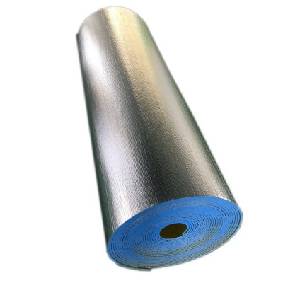 惠州批发蓝色阻燃XPE泡棉 铝箔涂层编织布抗强拉扯 隔热保温防潮图2