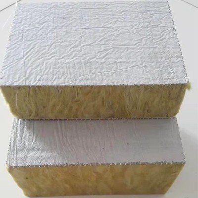 岩棉复合板内外墙砂浆纸岩棉复合板 双面复合砂浆纸保温复合板图4