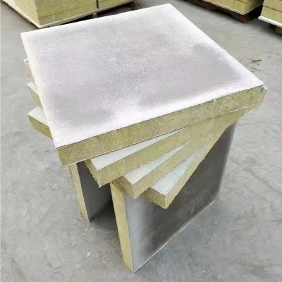 岩棉复合板内外墙砂浆纸岩棉复合板 双面复合砂浆纸保温复合板图2