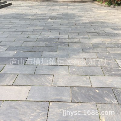 板岩文化石砖 游泳池岸边石 度假村水底石板 庭院青石板地砖 片岩