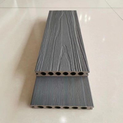 塑木地板户外木塑木板露台室外阳台二代庭院实木木材木地板批发厂图4