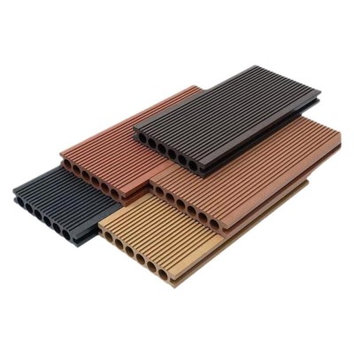 塑木地板户外木塑木板露台室外阳台二代庭院实木木材木地板批发厂图5