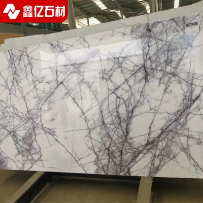 香雪梅石材大板大理石纹台面酒店吧台大宅奢石餐桌台批发图2