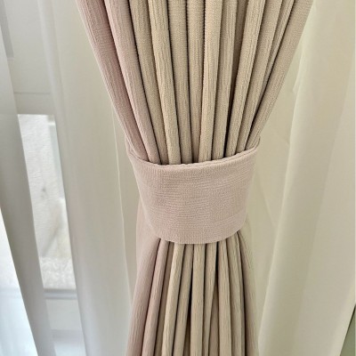 加厚窗帘电动客厅卧室餐厅遮阳成品批工厂批发双层简约静音小清新图3