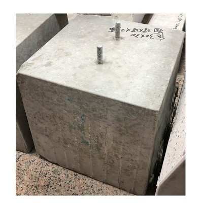 水泥光伏墩圆形方形太阳能配重底座 厂房屋顶发电配重水泥块基座图5