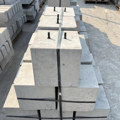 水泥光伏墩圆形方形太阳能配重底座 厂房屋顶发电配重水泥块基座图2