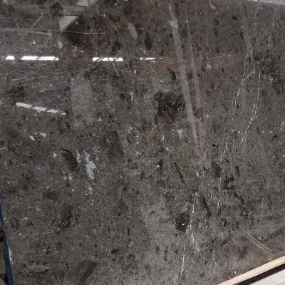 厂家供应现货西西里灰光面大理石 酒店别墅石材室内外装修材料可图3