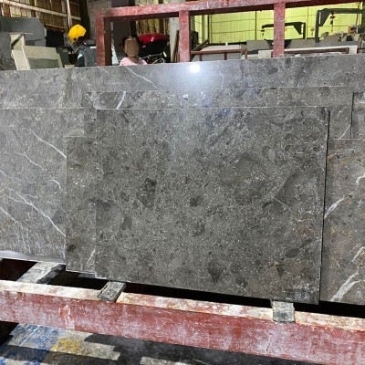 厂家供应现货西西里灰光面大理石 酒店别墅石材室内外装修材料可图2