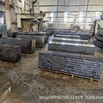 黑金沙花岗岩 黑金沙 黑色石材 黑色水景石材 福鼎黑火烧板图2