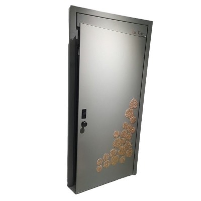 海外热门偏轴门 家装热门入户门 庭院大门 多款式 均可定 制图5