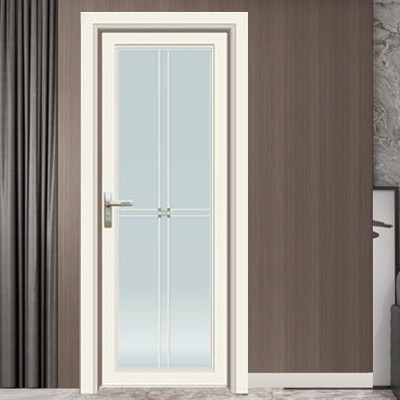 厂家直销平开门极窄钛镁合金卫生间门磨砂浴室厨房阳台长虹玻璃门图3