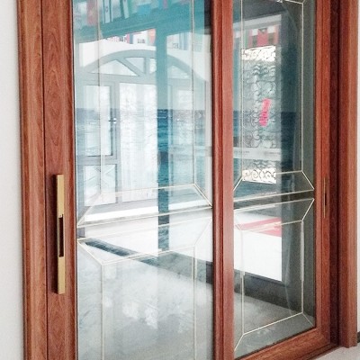 120-83系列铝合金重型推拉门 窗纱一体玻璃移门阳台落地玻璃门图4