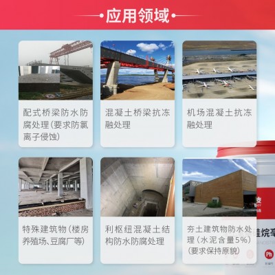 异辛基三乙氧基硅烷膏体 聚研品牌 混凝土桥梁高速护栏防腐图2