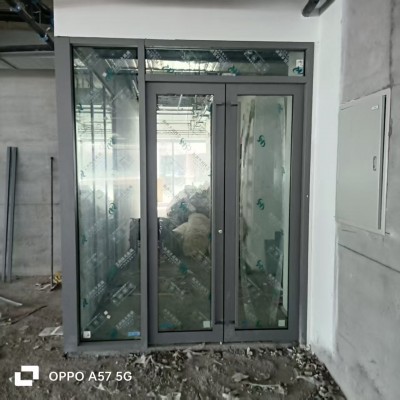 弧形防火玻璃隔断工程 耐火2小时隔热隔音源头厂家直供图2