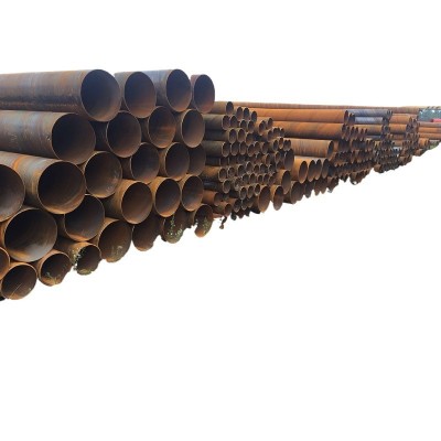 湖北钢管螺旋管 双面埋弧焊接量大价优防腐三油两布管桩架桥栈道