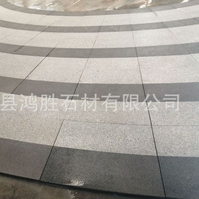福建G654灰黑色芝麻黑外挂石材 芝麻黑光面石材批量供应图3