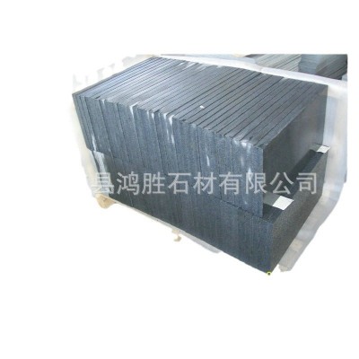 福建G654灰黑色芝麻黑外挂石材 芝麻黑光面石材批量供应