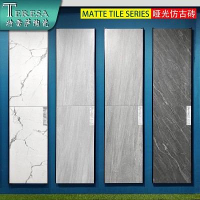 600x1200哑光防滑瓷砖仿古餐厅厨房阳台卫生间耐磨地砖地板砖图4
