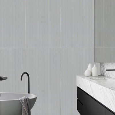 拉槽纹通体米白色背景墙墙砖 别墅客厅卫生间纯白色瓷砖600*1200图2