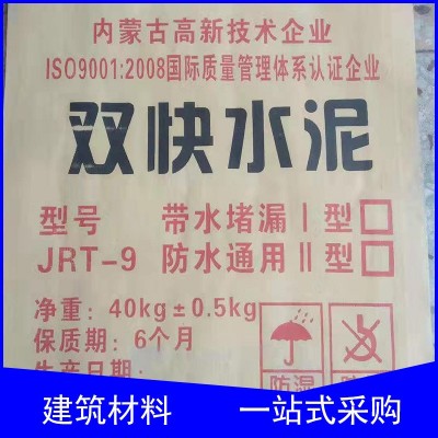 道路抢修用特种堵漏凝固快 批发抗裂防水通用特种双快水泥图5