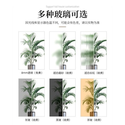 中窄系列推拉门 铝合金静音玻璃门现代简约16极窄推拉门图4