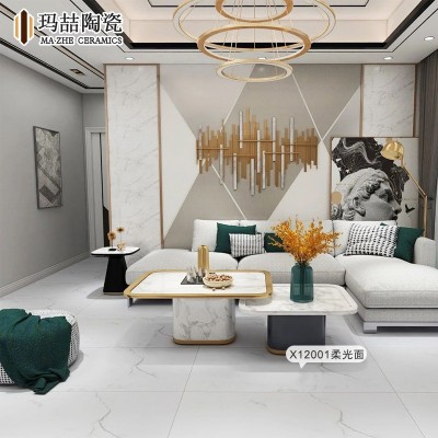 柔光1200x600仿古砖灰色爵士白瓷砖客厅酒店商场干挂墙砖地砖图4