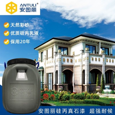 硅丙真石漆水性仿石漆外墙建筑仿大理石漆外墙工程真石漆湖南工厂图5