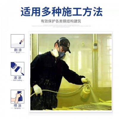 室内钢结构防火涂料薄型水性钢结构防火漆非膨胀型防火涂料可施工图3