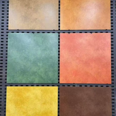 通体彩色质感瓷砖800x800哑光面庭院露台连锁店防滑地砖民宿工程图5