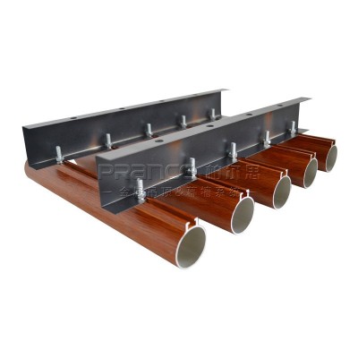 柏尔思供应铝合金圆管吊顶 木纹铝圆管天花 厂家定制O型圆管吊顶