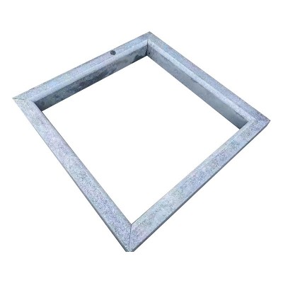 花岗岩树坑石芝麻灰道路园林绿化工程树池边石大理石斜边侧石厂家图2