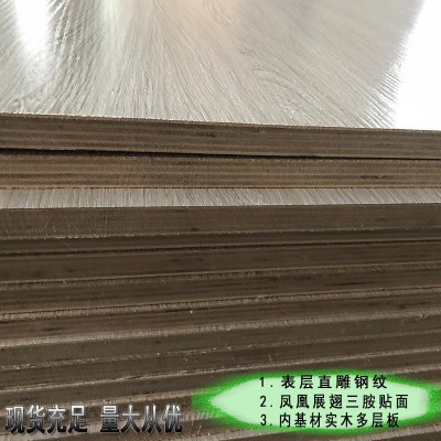 木板材实木免漆板18mm多层胶合生态板饰面板衣柜橱柜三聚氰胺板图3