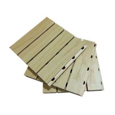 木质吸音板装修穿孔墙面装饰阻燃会议室工装隔音吸音板木质吸音板图3