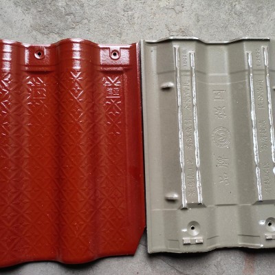 屋顶装饰欧式连锁瓦屋面瓷质彩瓦大西瓦釉面琉璃瓦 厂家现货供应图3