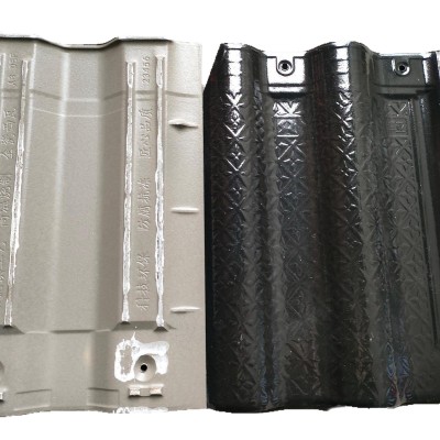 屋顶装饰欧式连锁瓦屋面瓷质彩瓦大西瓦釉面琉璃瓦 厂家现货供应图4