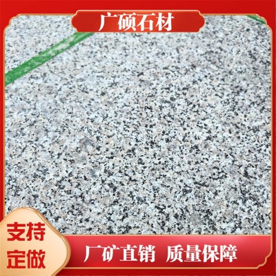 五莲花荔枝面花岗岩火烧板庭院小区公园地铺石厂家直供灰麻踏步图4