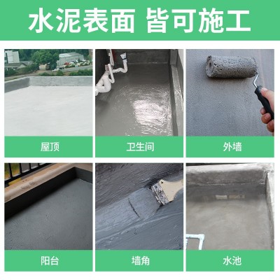 JS柔性防水涂料厨房卫生间泳池聚合物水泥砂浆K11刚性补漏 胶堵漏图1