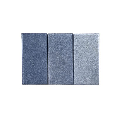 仿石芝麻黑市政人行道彩砖广场路面砖PC透水砖海绵城市面包砖厂家图2